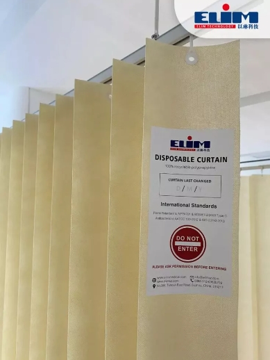Berapa kerap tirai hospital pakai buang perlu ditukar?