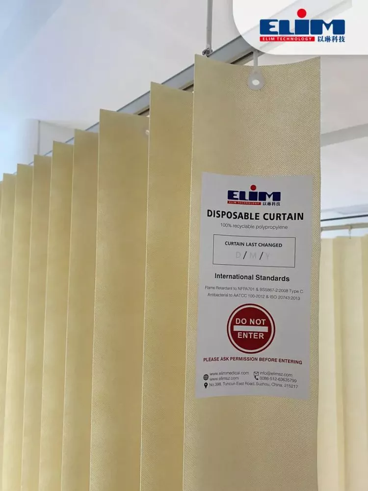 Tirai hospital pakai buang