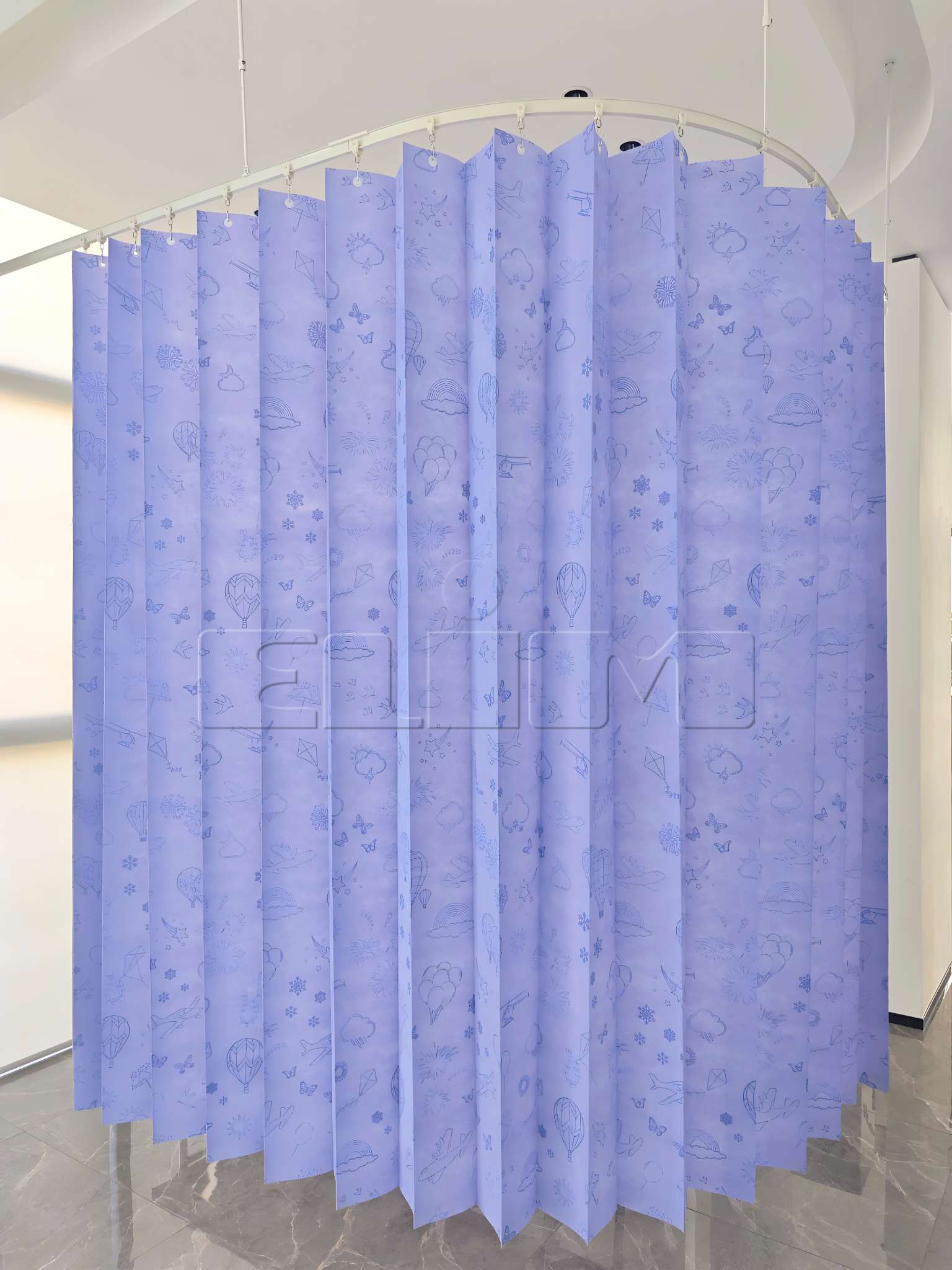 Tirai Kubikel Boleh Kitar Semula Pakai